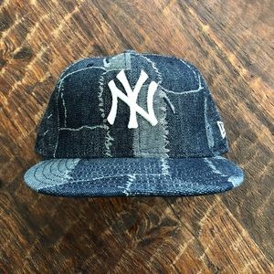 New Era New York Yankee Hat // 7 1/8 // OBO